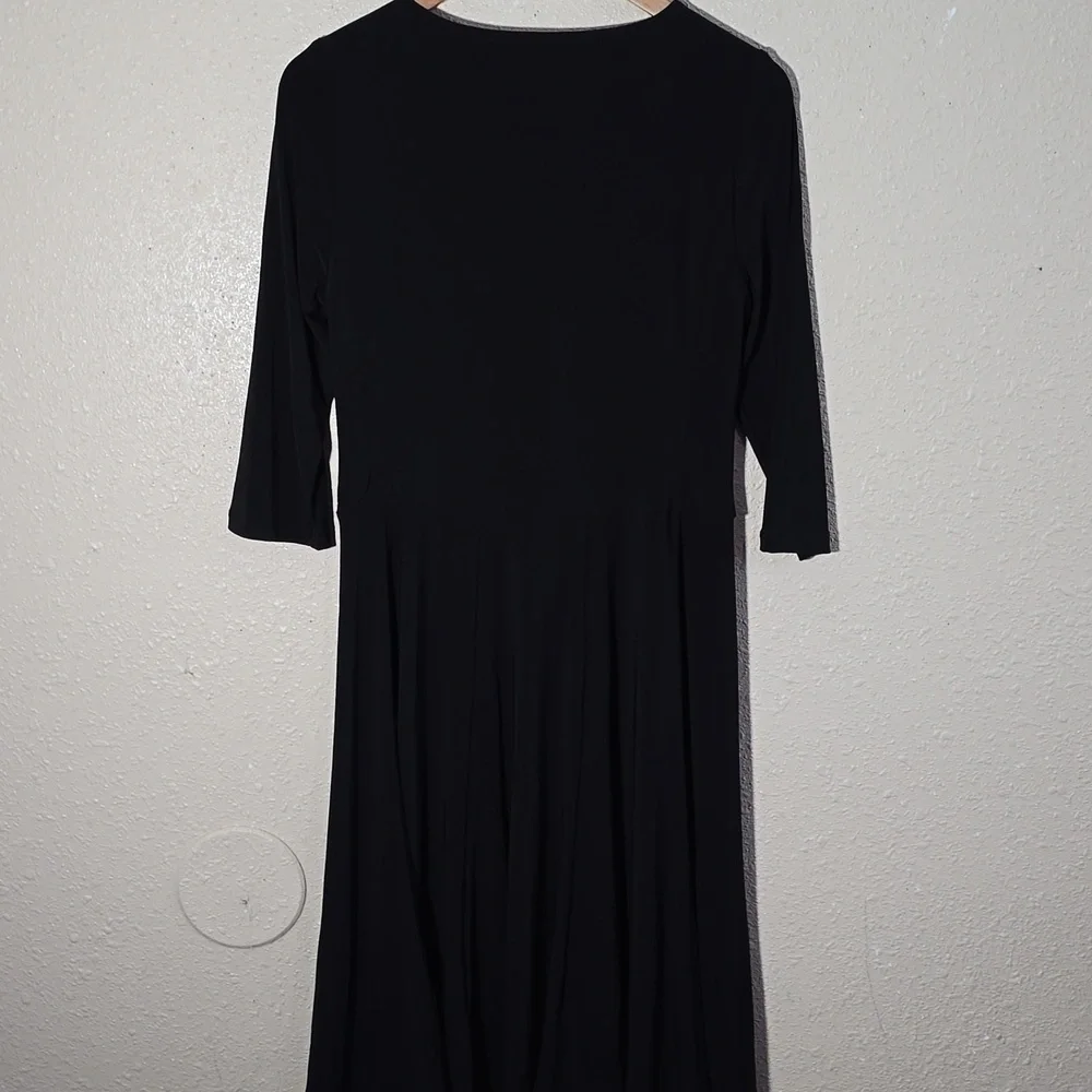 Rekucci Flared Black Women's Dress - Picture 7 of 8